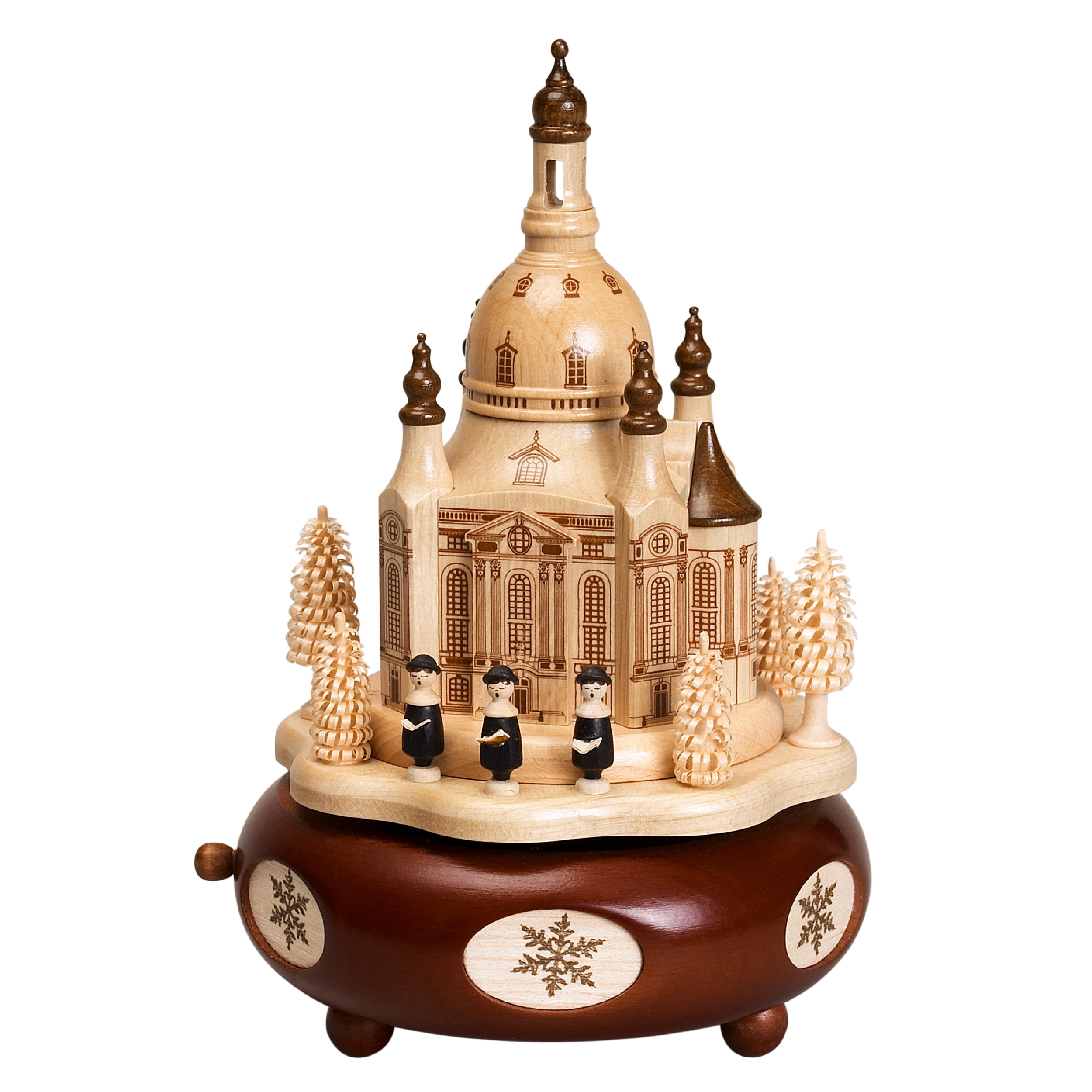 Spieldose mit Dresdner Frauenkirche – Klangvolle Handwerkskunst aus Holz