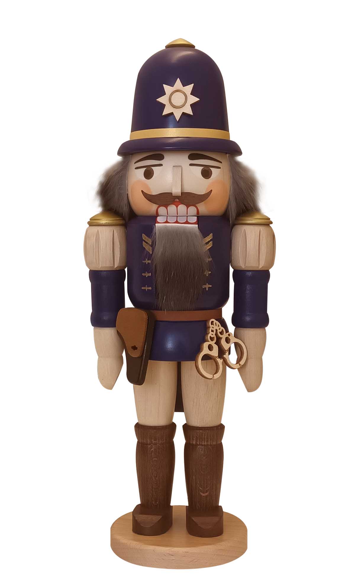 Nussknacker Polizist,  mittel