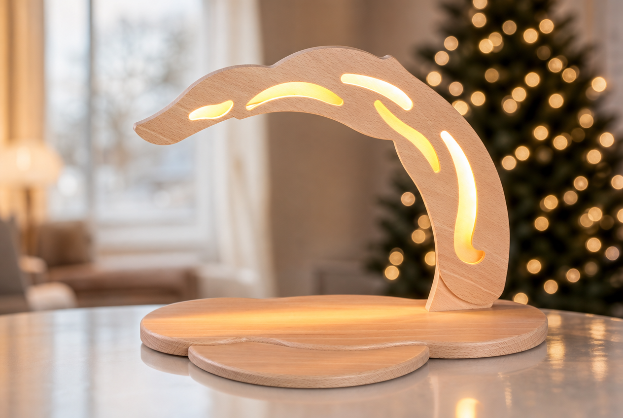 Schwibbogen LED Schweif mit Anleger unbestückt - Original Erzgebirge
