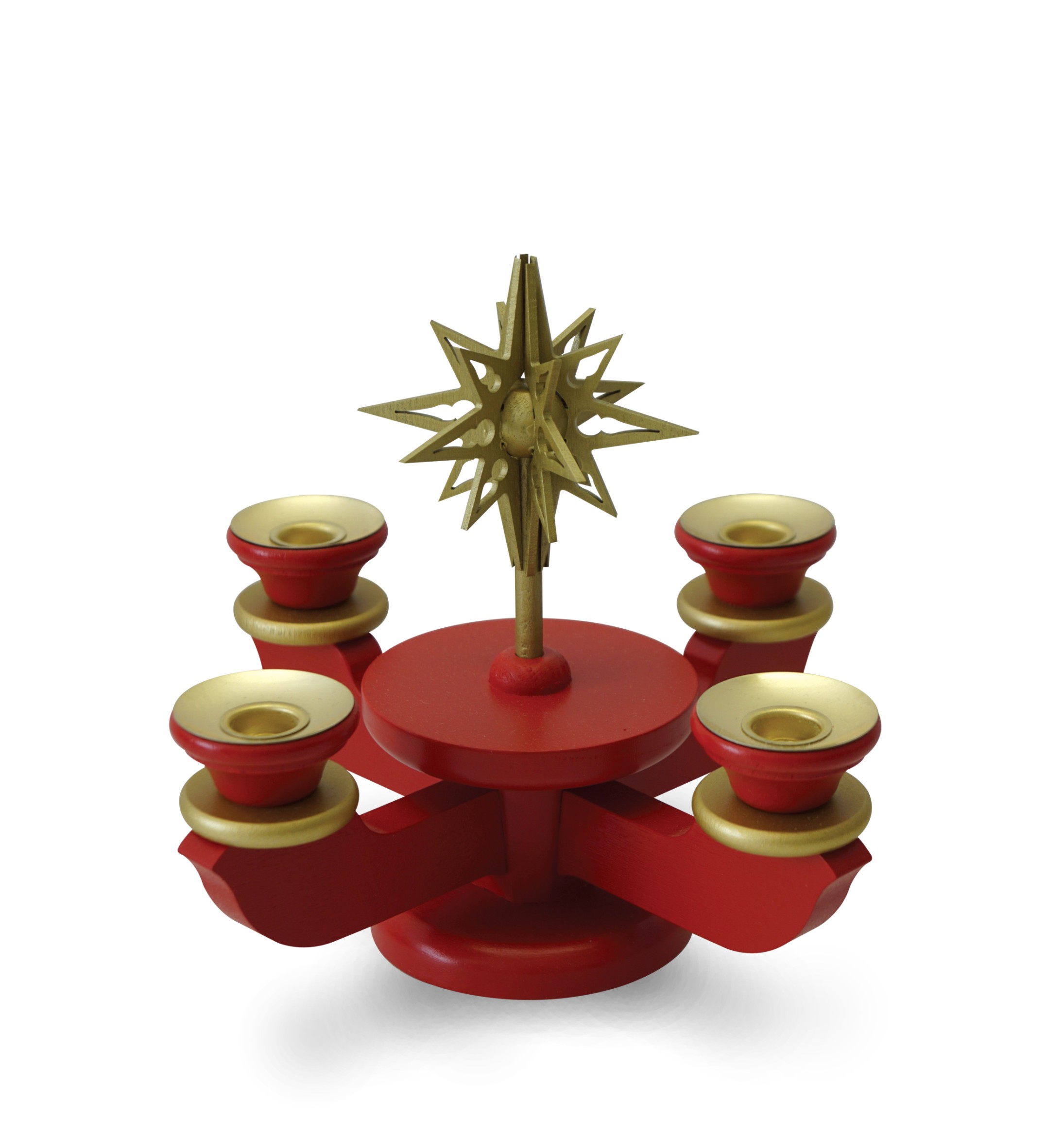 Adventsleuchter klein rot