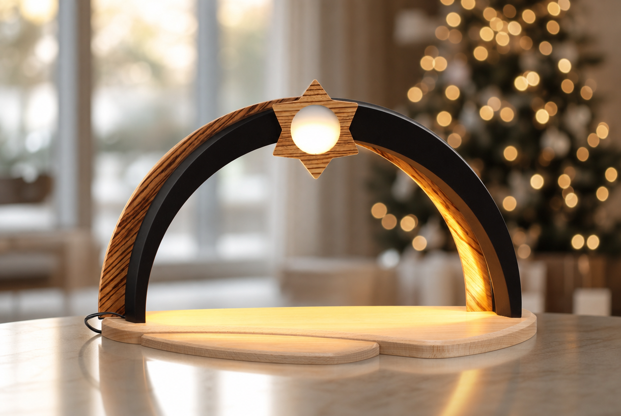 LED Schwibbogen Bogen medium unbestückt - Original Erzgebirge