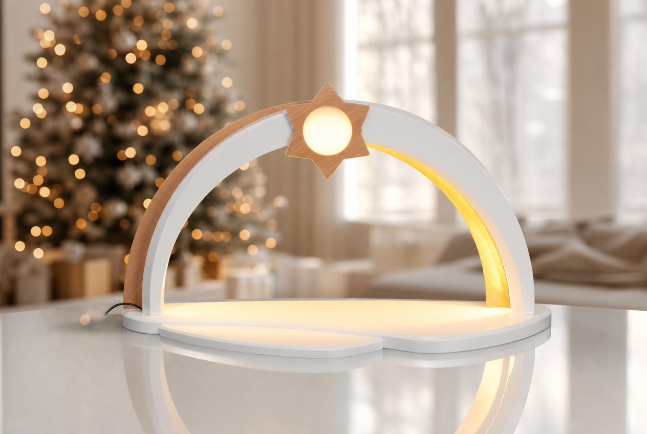 Schwibbogen LED Bogen medium unbestückt - Original Erzgebirge