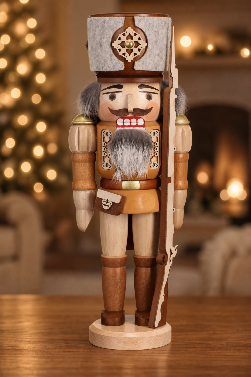 Nussknacker Soldat - unsere ECHTEN "NATURBURSCHEN" - Original Erzgebirge