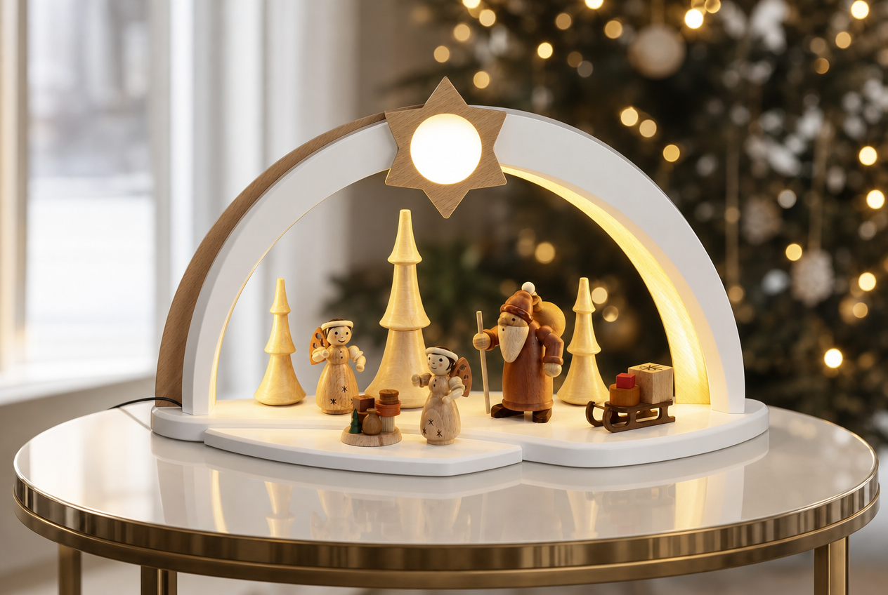 Schwibbogen LED Bogen medium unbestückt - Original Erzgebirge