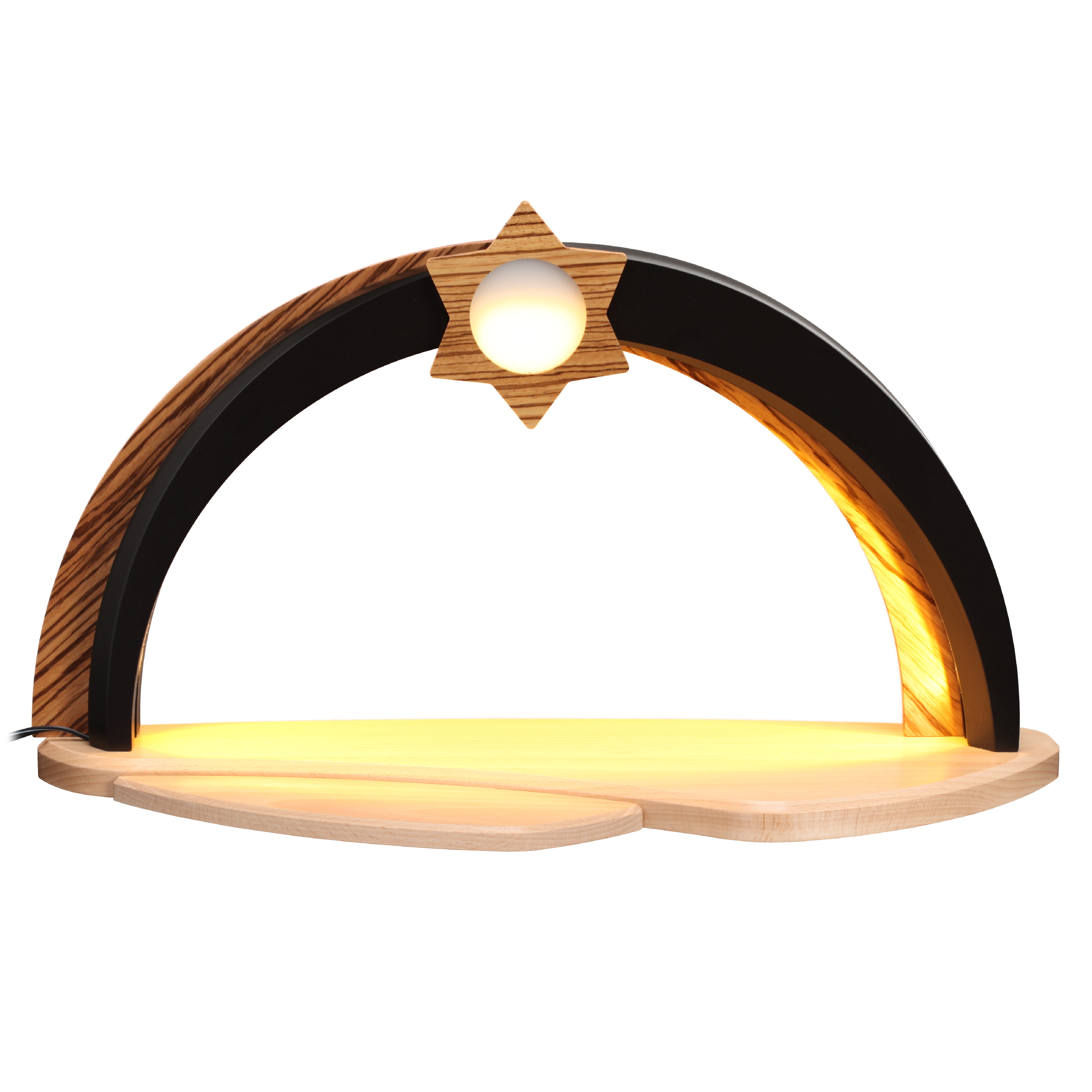 LED Schwibbogen Bogen medium unbestückt - Original Erzgebirge