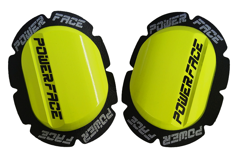 Powerface A2.1  Holzknieschleifer Klassik neongelb