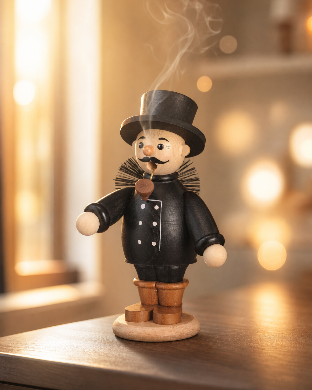 Räuchermann "Schornsteinfeger" aus unserer "Geschenke-Serie" - Original Erzgebirge