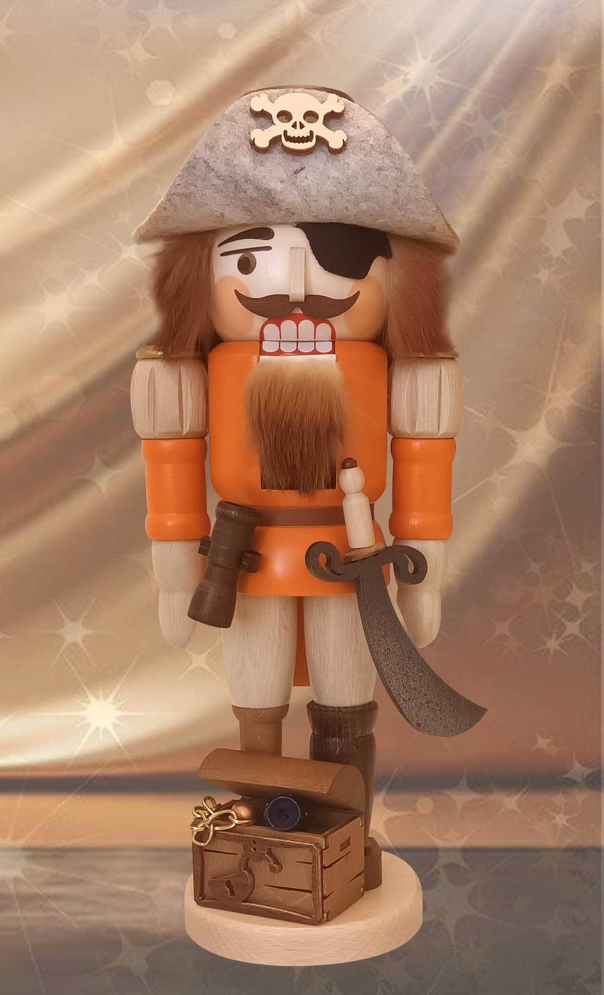 Nussknacker Pirat,  mittel 