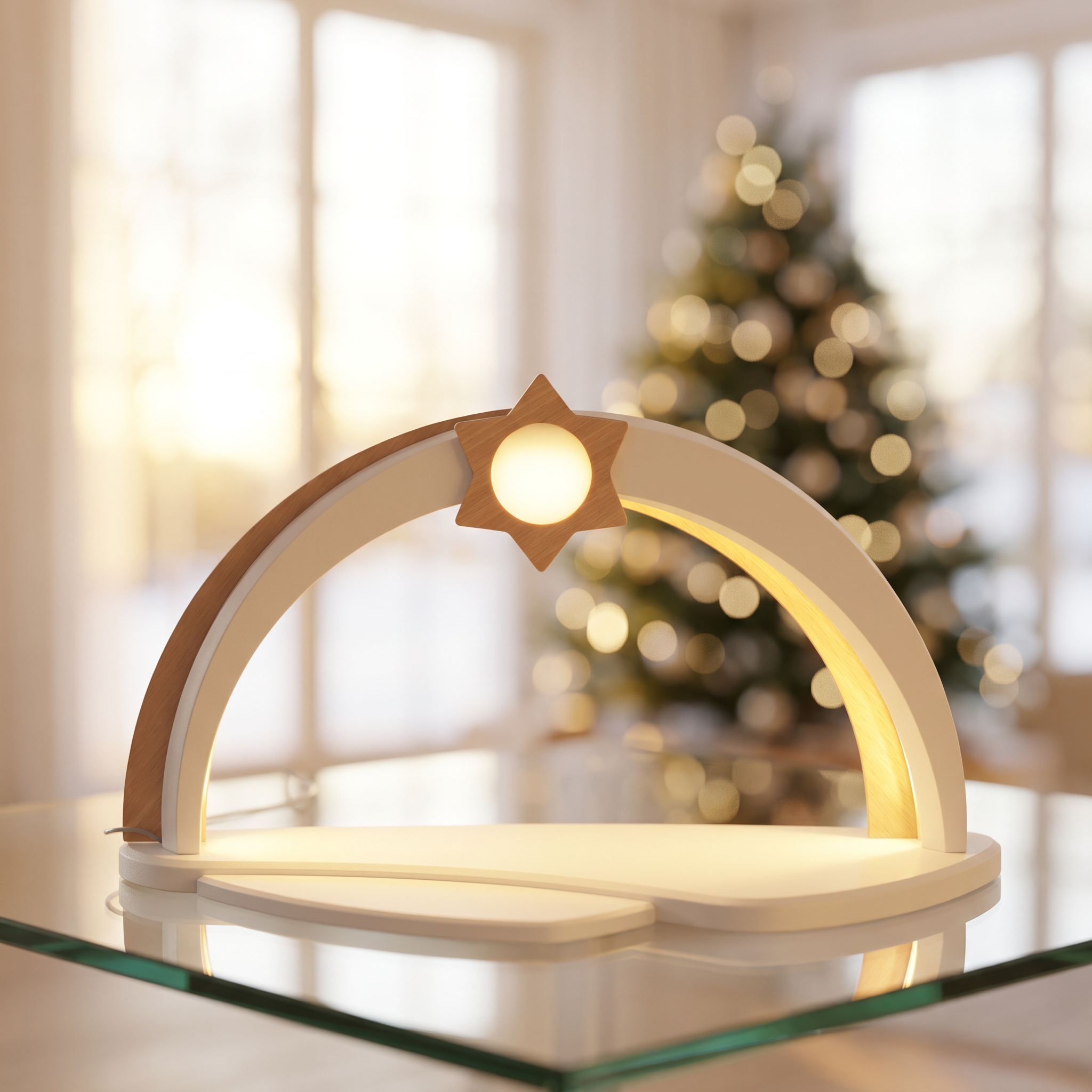 Schwibbogen LED Bogen medium unbestückt - Original Erzgebirge