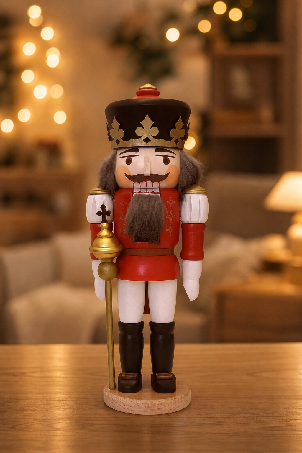 Nussknacker mittel „König“ aus der Serie „Echte Naturburschen“ – Original Erzgebirge