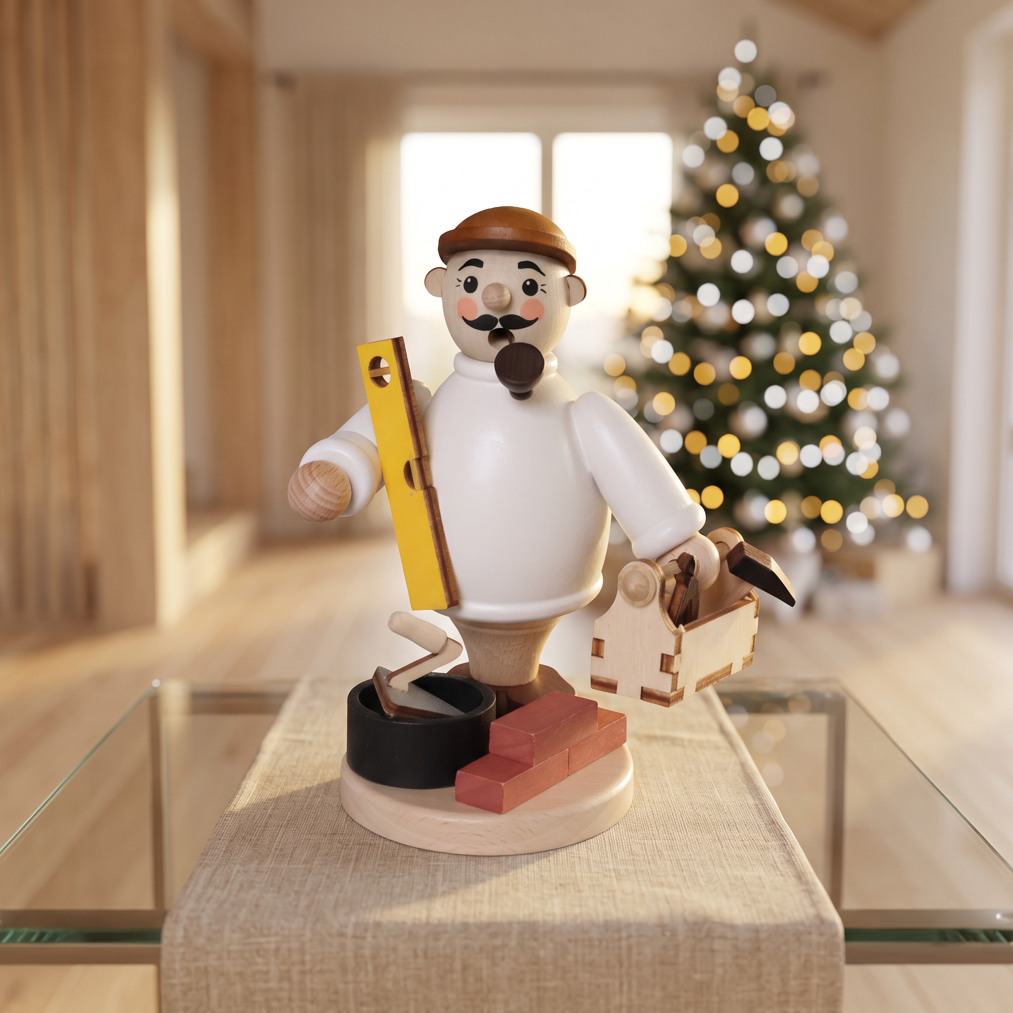 Räuchermann Maurer aus unserer "Geschenke-Serie" - Original Erzgebirge