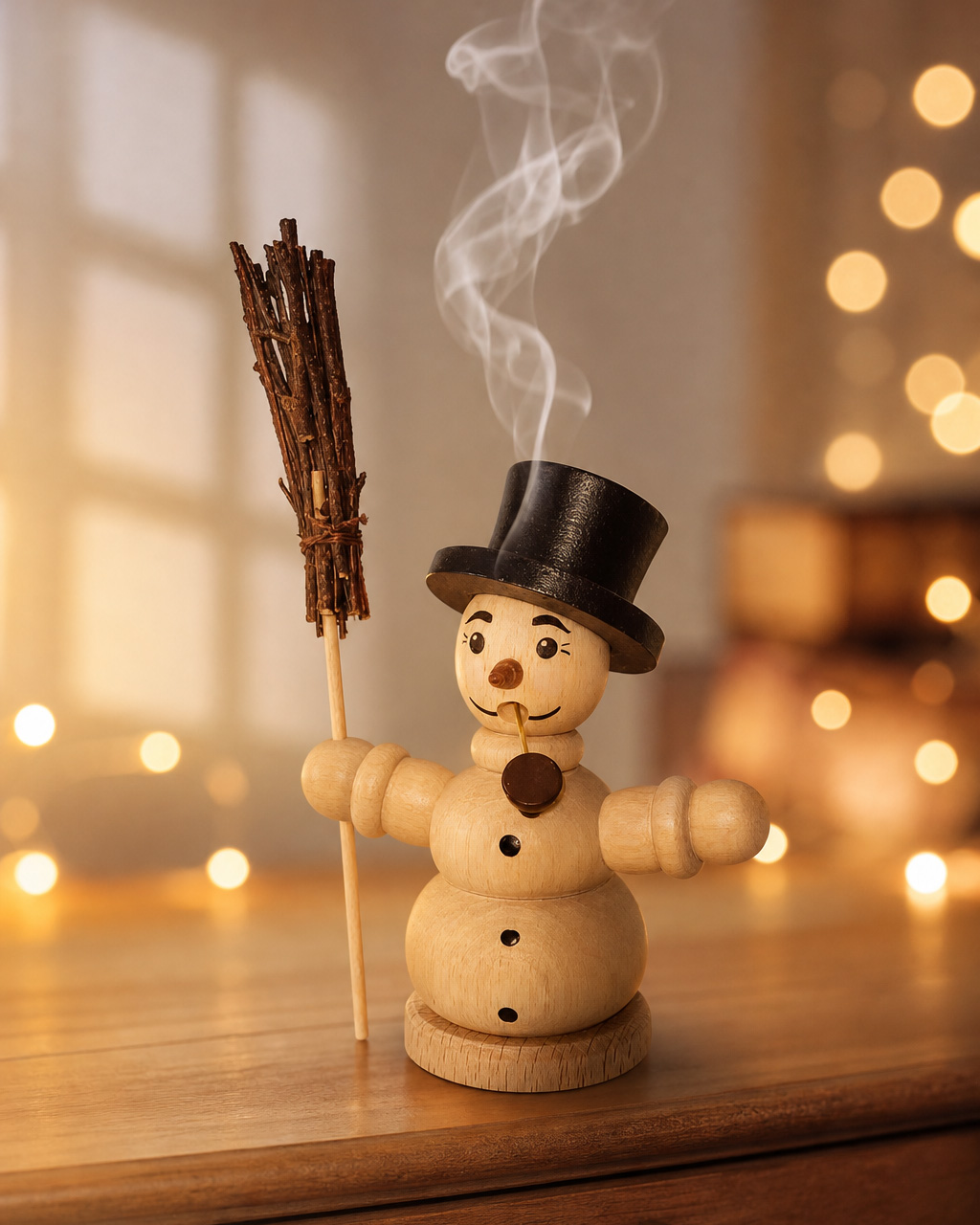 Räuchermann Schneemann aus unserer "Geschenke-Serie" - Original Erzgebirge